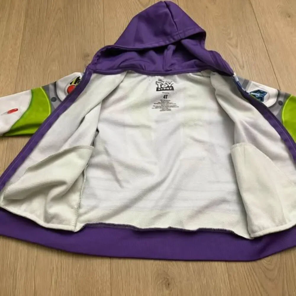 Disney Pixar Buzz Lightyear Zip-Up Hoodie Size 4T